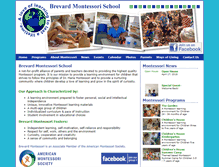 Tablet Screenshot of brevardmontessori.com